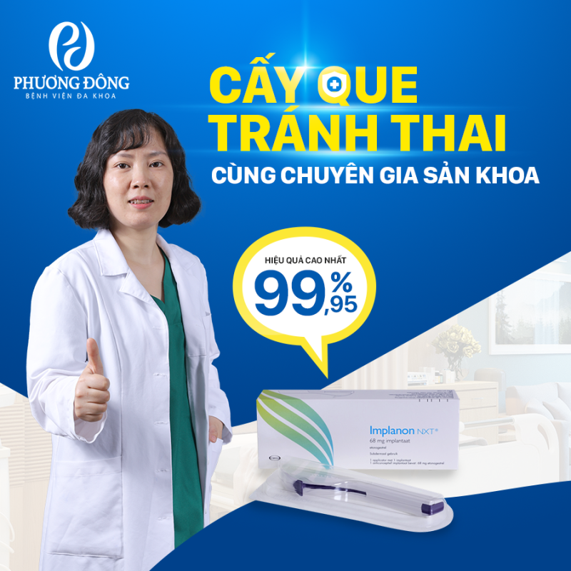 Cấy que tránh thai cùng chuyên gia phụ sản