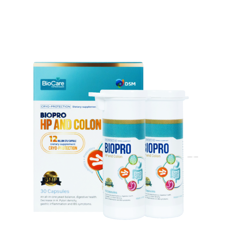 Biopro HP and colon - Men vi sinh cho đường tiêu hoá khoẻ mạnh