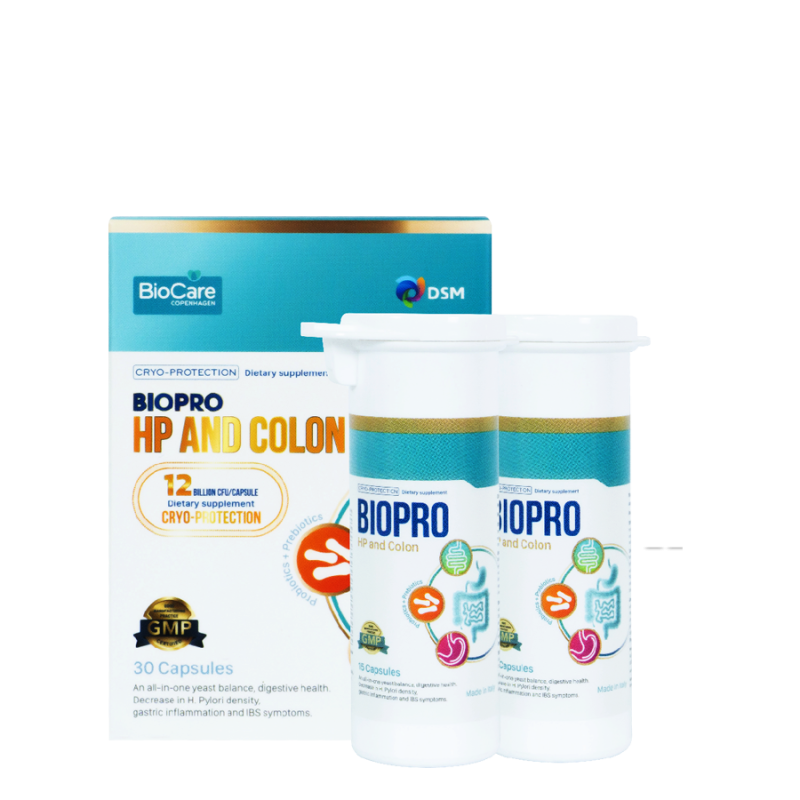 Biopro HP and colon - Men vi sinh cho đường tiêu hoá khoẻ mạnh