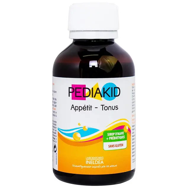 Pediakid Apetit Tonus 125ml - Men vi sinh kích thích cảm giác thèm ăn, giảm mệt mỏi