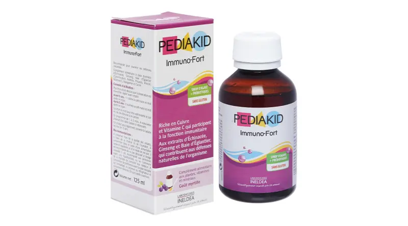 Pediakid Immuno Fort 125ml - Bảo vệ con yêu khỏi các cơn ốm vặt