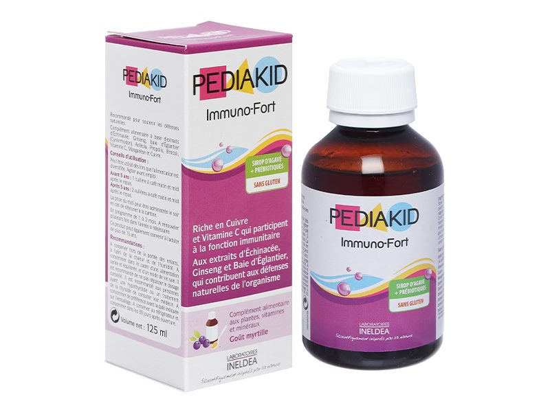 Pediakid Immuno Fort 125ml - Bảo vệ con yêu khỏi các cơn ốm vặt