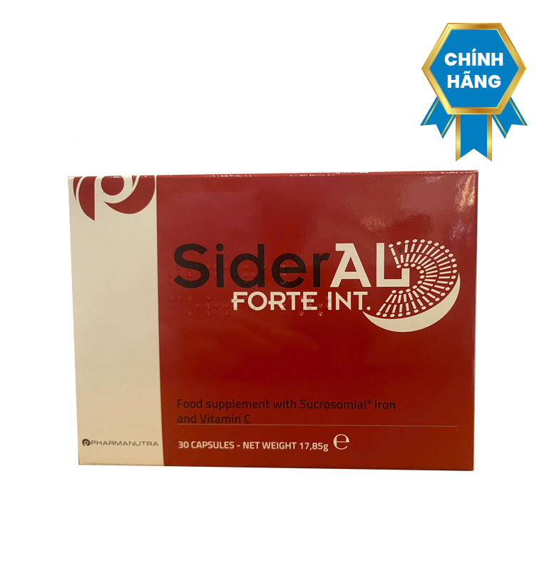 SiderAL forte (Hộp 30 viên) - Thực phẩm bổ sung sắt