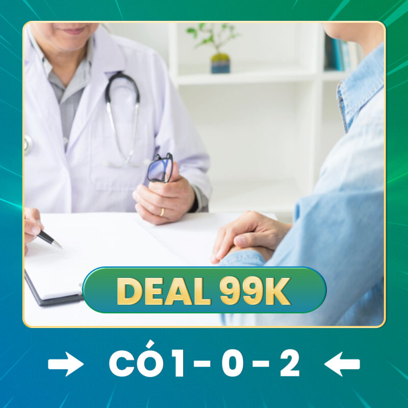 DEAL 99K | E-voucher Khám và tư vấn ban đầu với bác sĩ Nam Khoa